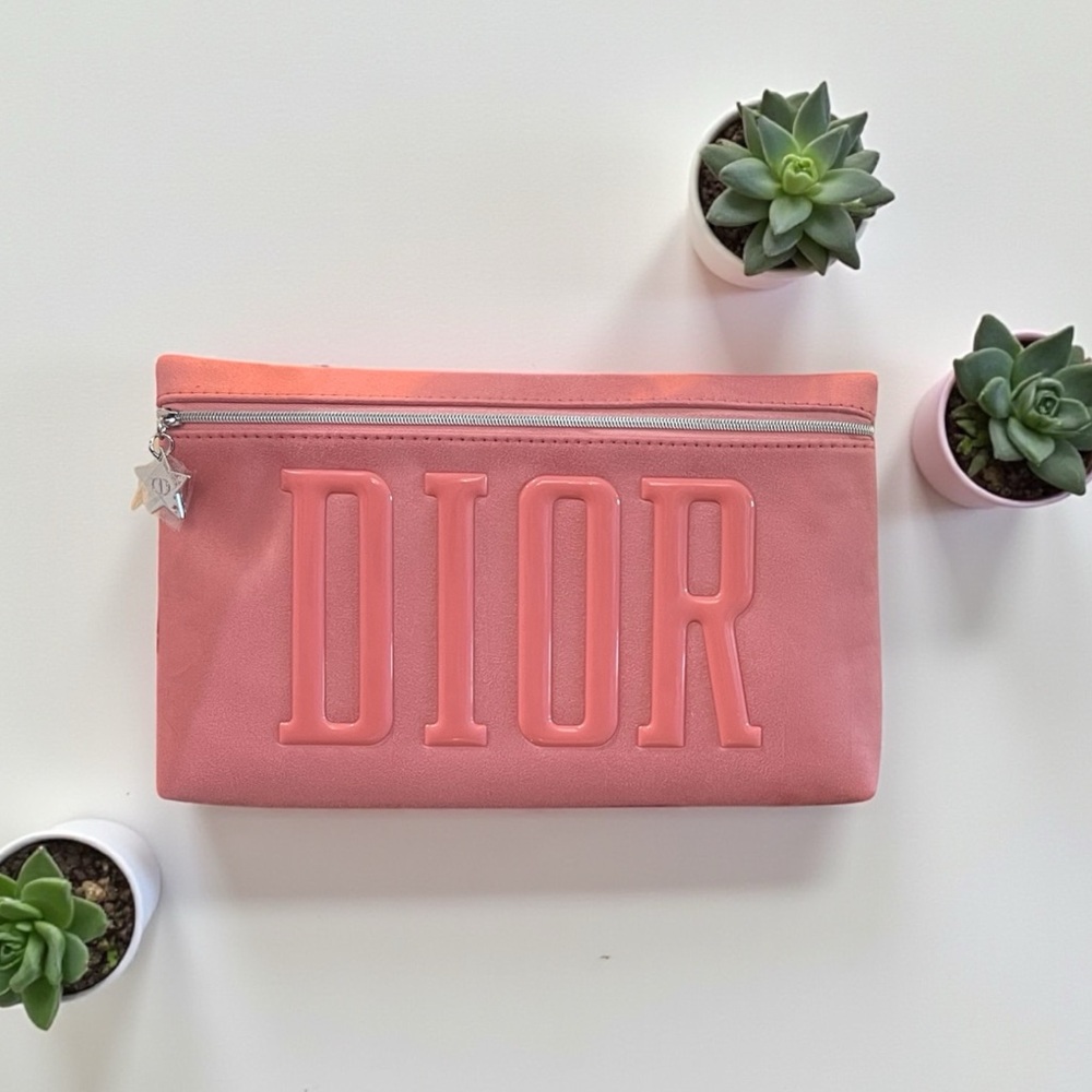 Dior Coral Pink Clutch
